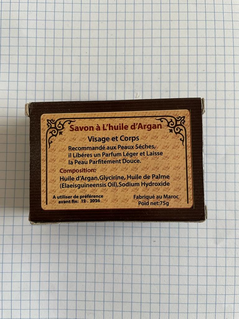 Savon à l'huile d'argan